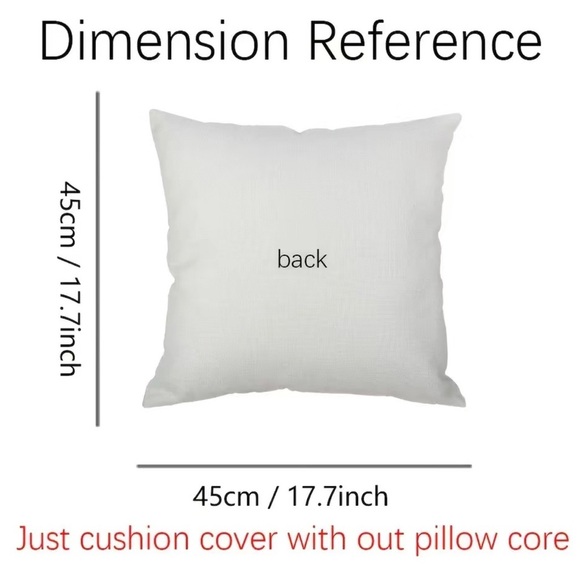 4pcs, Family & Home Throw Pillowcase Linen Cushion Cover For Living Room B12 - Picture 4 of 5
